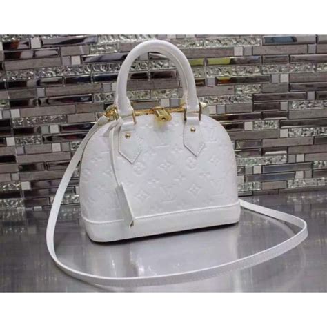 alma bb white|louis vuitton alma bb bag.